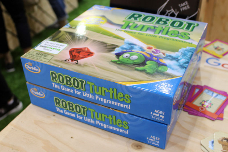 Googleのプログラマーが開発した「ROBOT Turtles」。価格は4,500円（税抜）