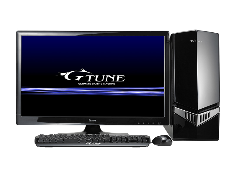 試遊用のゲーミングPC「G-Tune」。Core i7 i7-7700K、GeForce GTX1080搭載のハイエンドマシン「NEXTGEAR NG-i660PA3-EX3」が採用されている