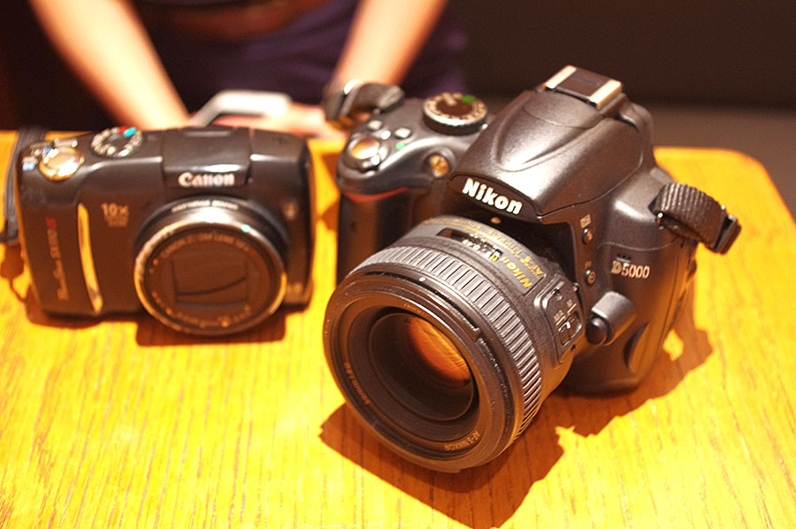 愛用中のCanon PowerShot、Nikon D5000