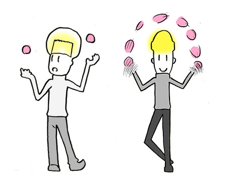 Lチカくん4号 vs 電球クン