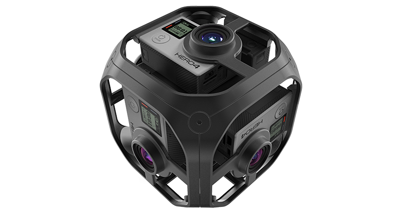 GoPro Omniは、GoPro専用のリグ。６台のGoProを固定することが可能で、全方向の撮影ができる