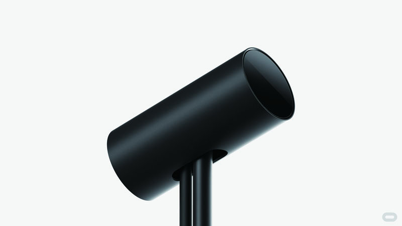 HMD側に組み付けられたIR-LEDを赤外光カメラで検知して、HMDの位置や向き、傾きを算出する。