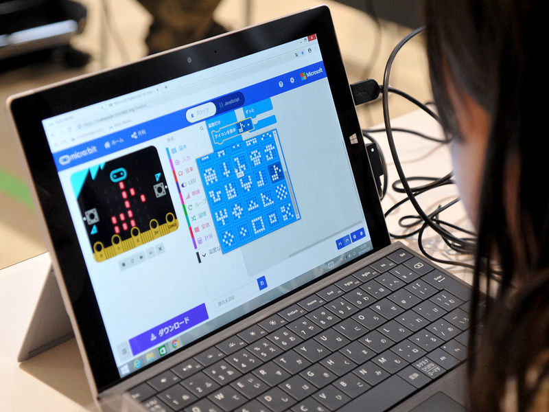 MakeCodeで簡単なプログラミングから始める