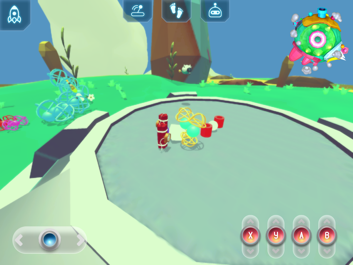 バランスが悪いモビルモはうまく動かない