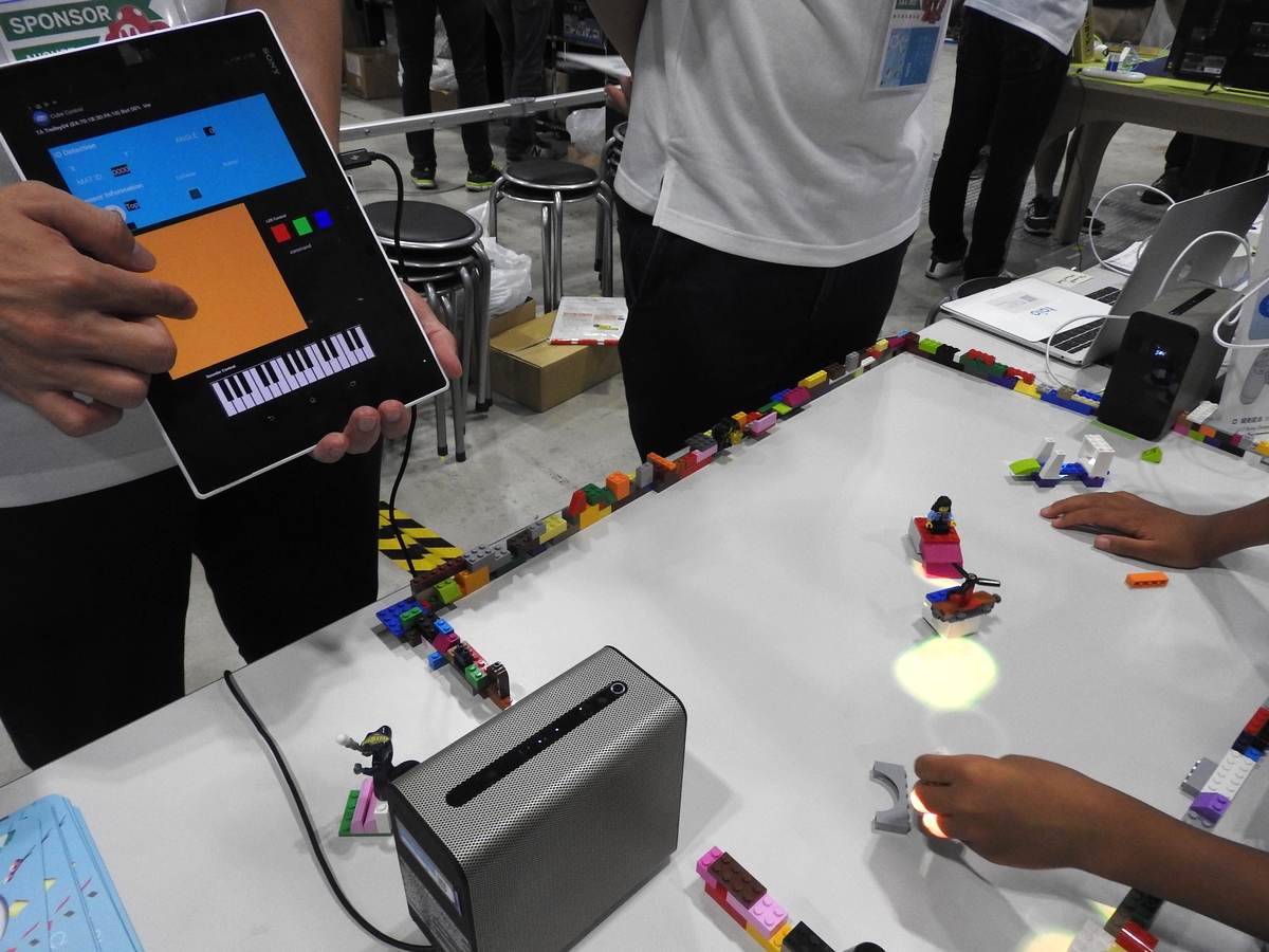 toioをAndroidと連携させるデモ