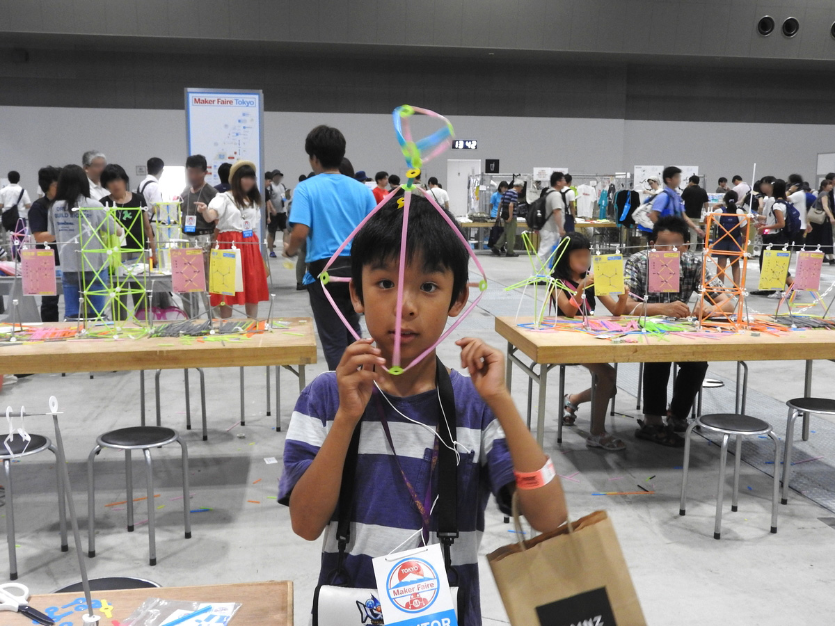 自分で作った作品はそのまま持ち帰ることができる