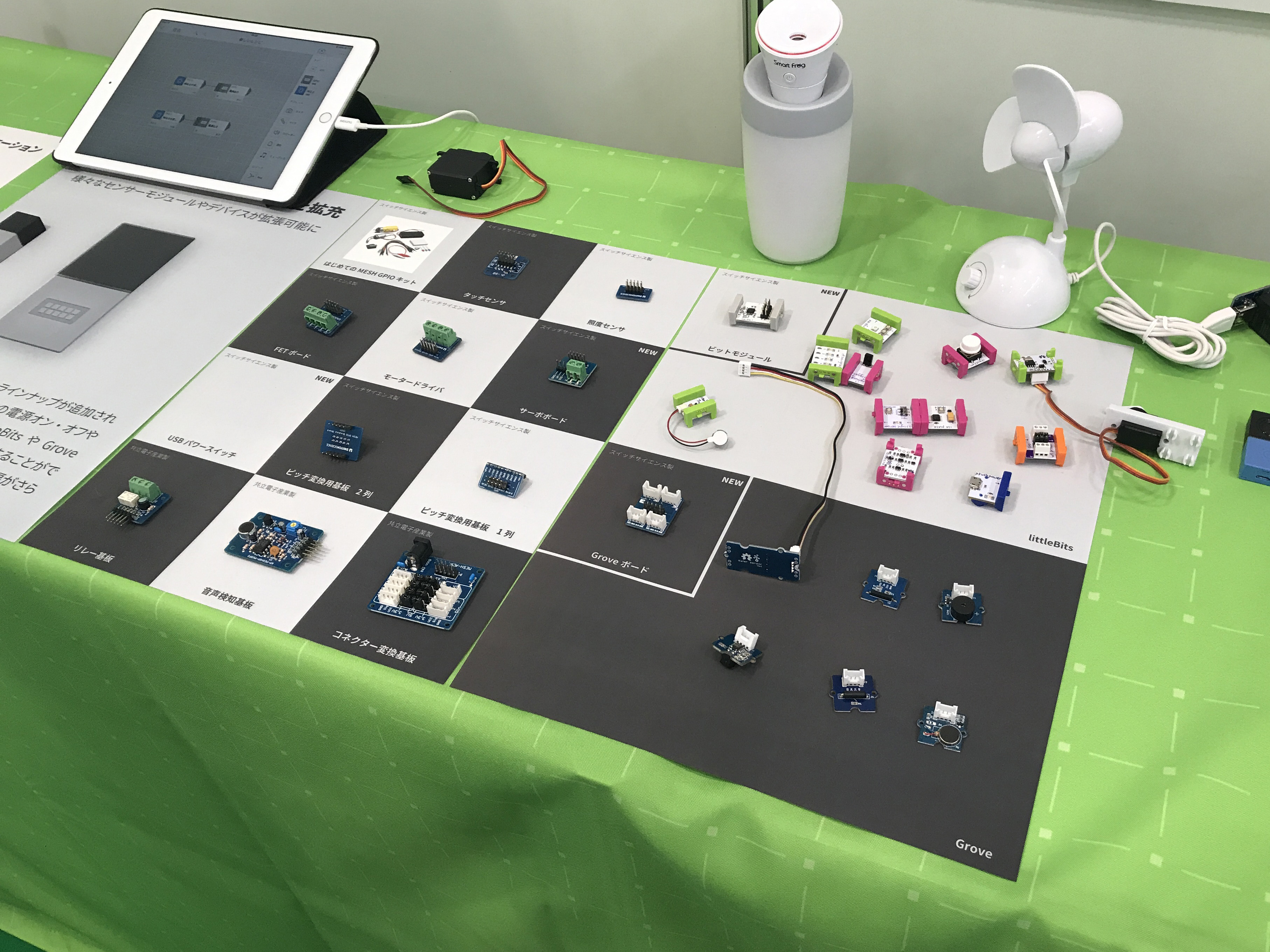 GPIOタグに接続できる多様な拡張アクセサリ