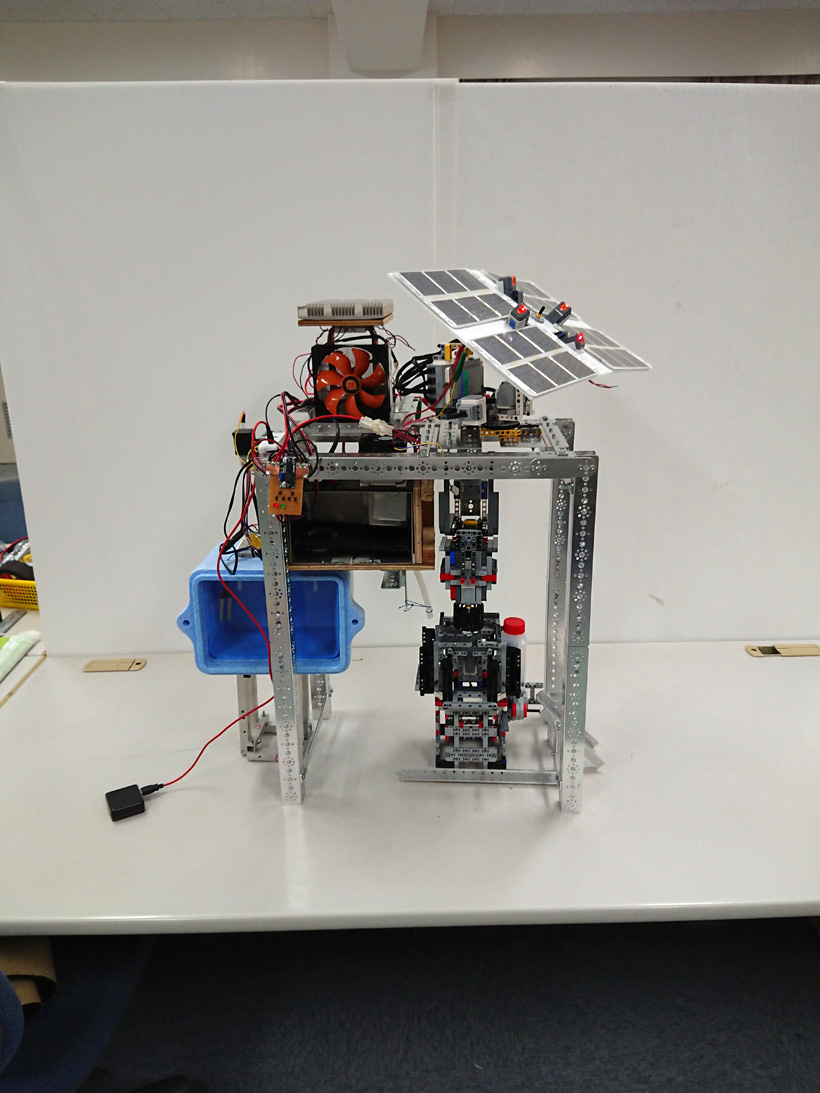 WRO 2017決勝大会での大気集水ロボット