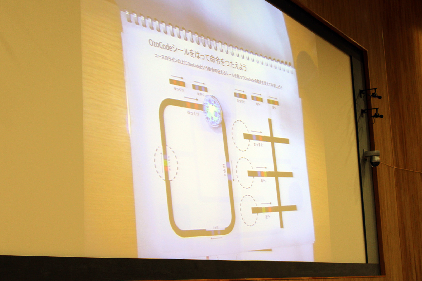 Ozobotのデモンストレーション