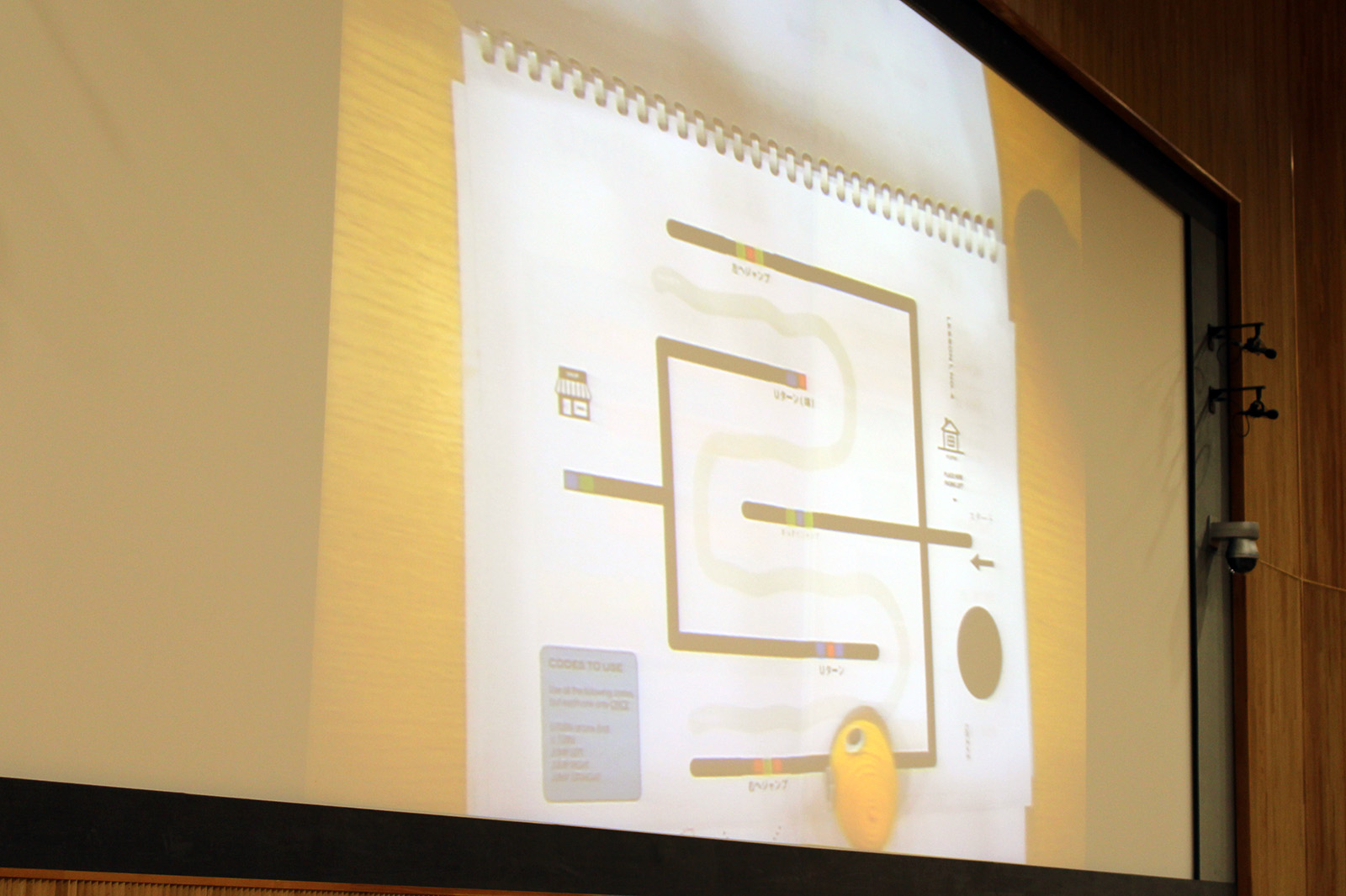 Ozobotのデモンストレーション