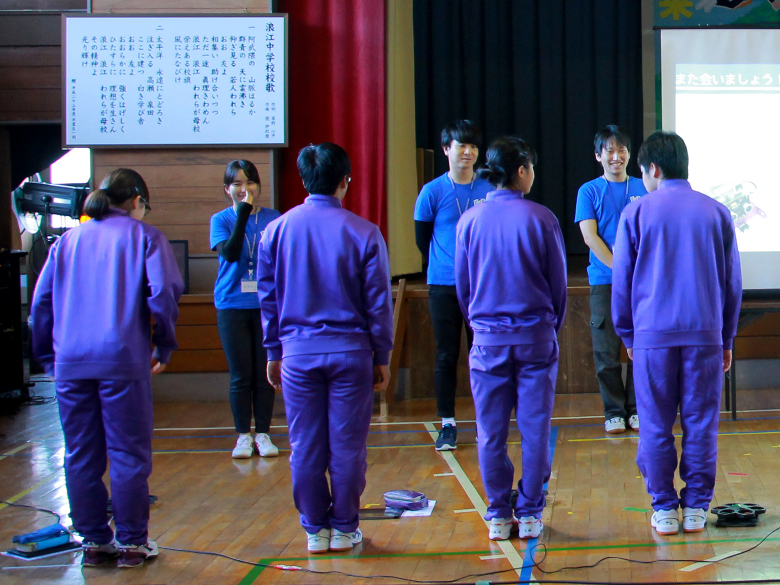 教室を終えてプログラミングへの理解を口にする生徒たち、EXP.のメンバーにとって一番うれしい瞬間だろう