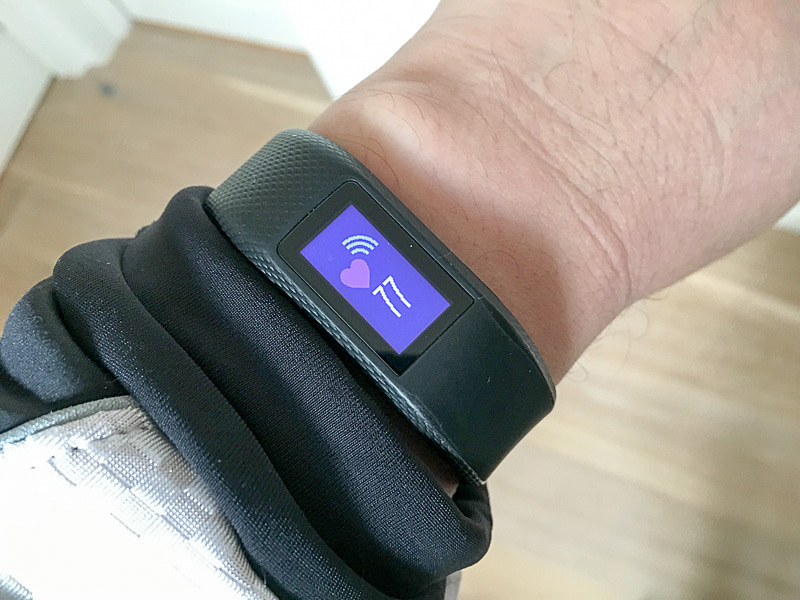 腕時計タイプの心拍計「vivosport」。それ単体で心拍数の表示やログすることもできるが、データをANT＋対応サイコンに送ることができる