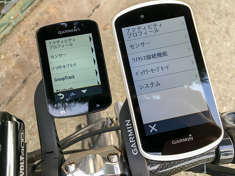 おなじタッチパネル式の820Jと1030Jですが、画面が大きい1030Jのほうがタッチするエリアが広いので操作性が高い