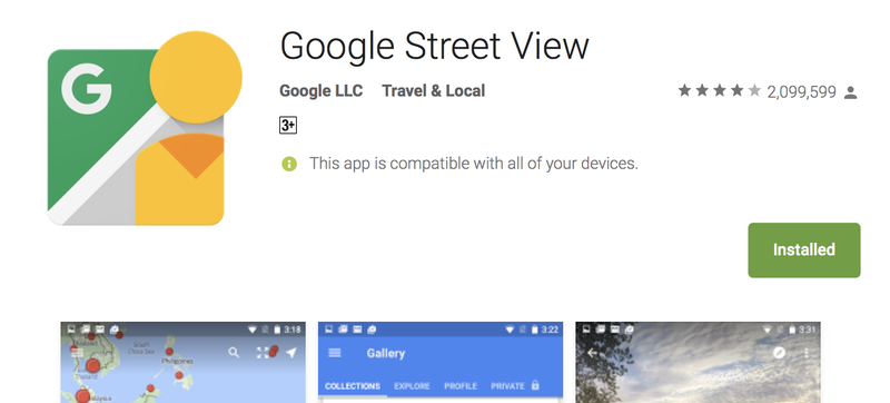 アプリについては、通常のAndroidアプリと共通になっているものと、Daydream専用のアプリが用意されているものがある。例えば、「Googleストリートビュー」は通常のアプリにVR機能が内包されているが、YouTubeについては「YouTube VR」というDaydream専用のアプリがリリースされている