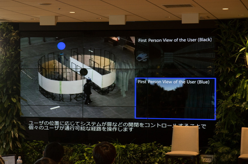 築瀬さんが開発に関わった無限回廊体感コンテンツ「Unlimited Corridor」