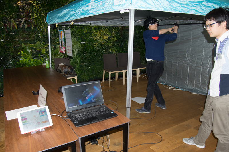 シンガポールのアニメフェアで展示された「花梨のマウンド」のVRコンテンツ。株式会社ファンタジスタが開発した