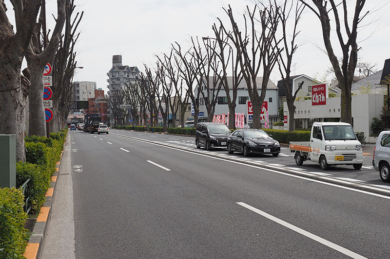 約30km走行。青梅街道で上井草付近