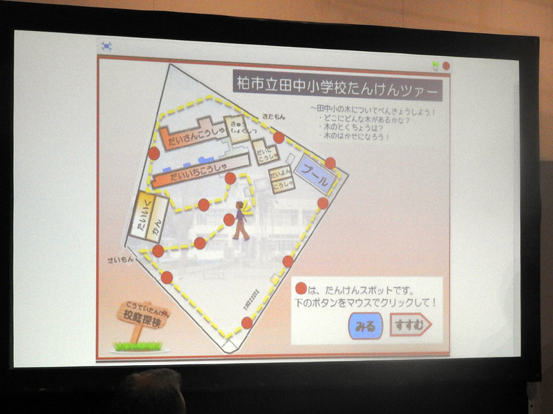 「柏市立田中小学校たんけんツアー」