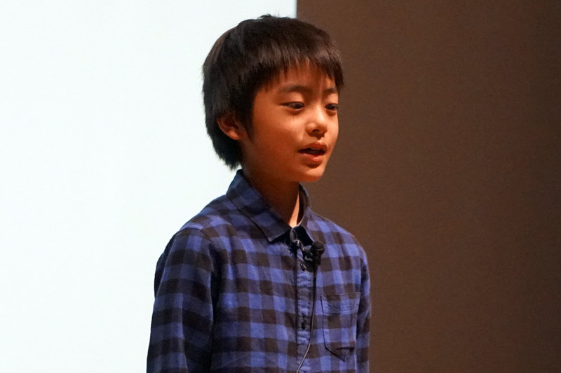 曽田柑さん。ロボット作りや図工、Minecraftが好き