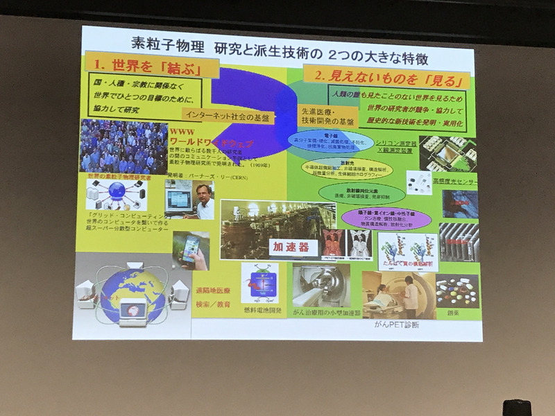 現在使われている技術の多くは自然の基本法則解明によって生み出されている。ILCによって解明される基本法則によってさらなる技術が生み出されるかも