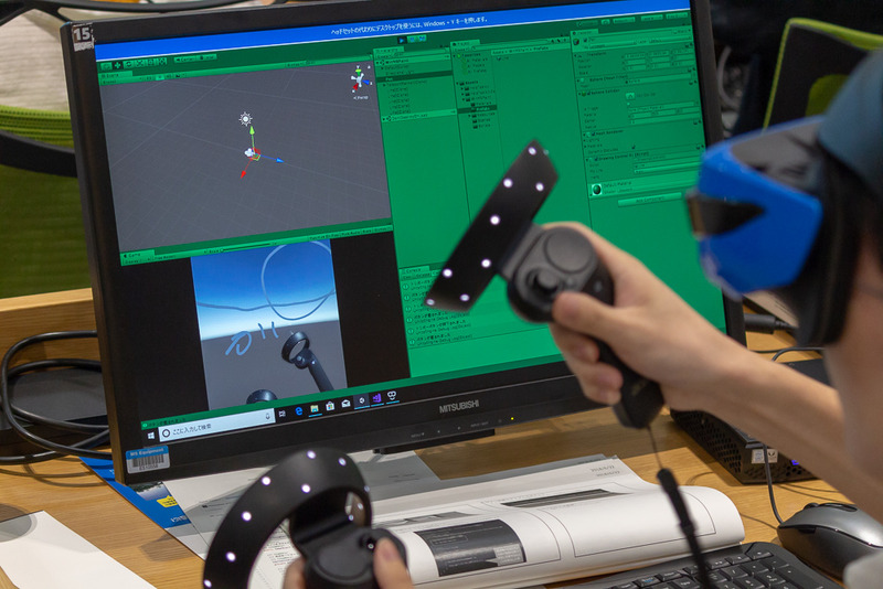 VR空間上に線を描画できるペイントアプリができました