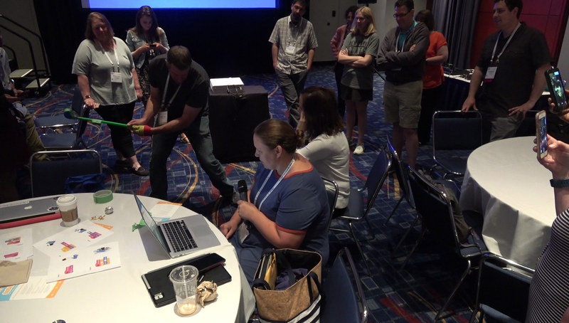 発表は、ISTEの趣旨に沿って、参加者同士がお互いのテクニックを教え合う場となった