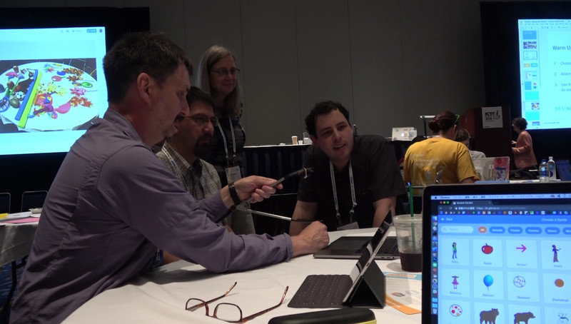 発表は、ISTEの趣旨に沿って、参加者同士がお互いのテクニックを教え合う場となった