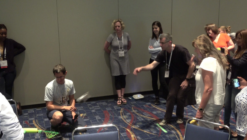 発表は、ISTEの趣旨に沿って、参加者同士がお互いのテクニックを教え合う場となった