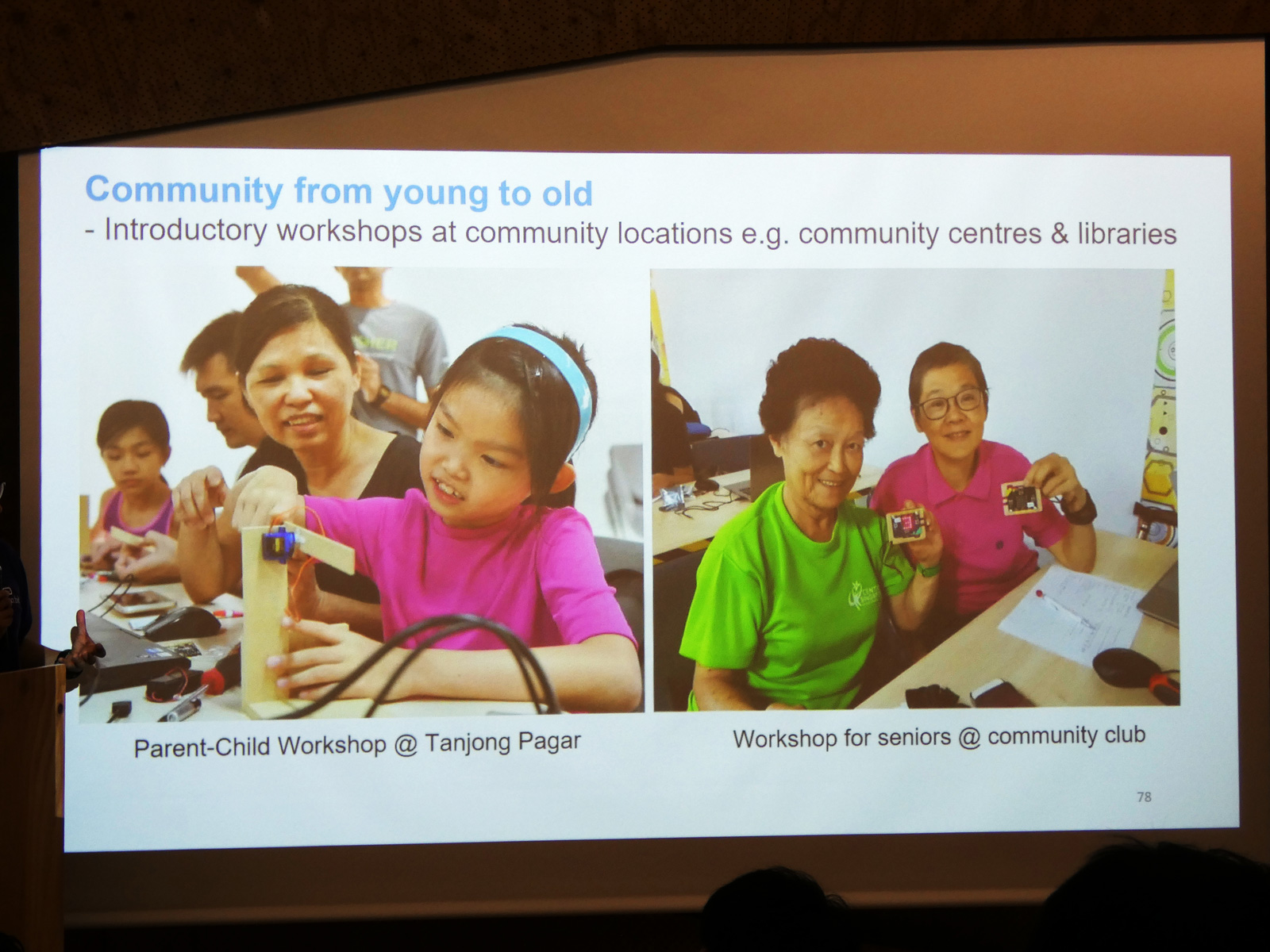 学校だけでなく、コミュニティセンターや図書館でも活用されている