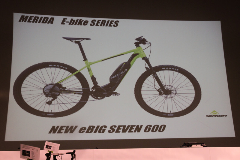 メリダブランドでは日本初となるe-bike「eBIG.SEVEN 600」が発表