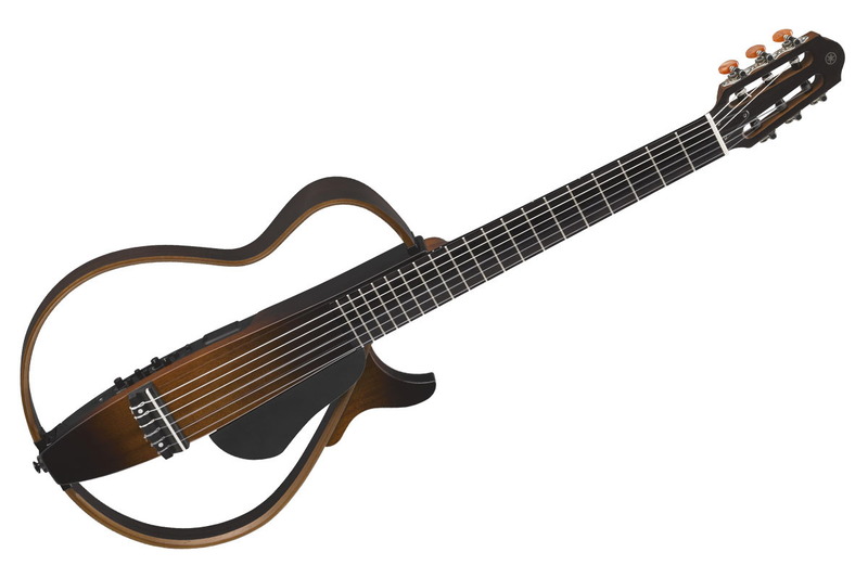 現在が、ギターを始めるにおいて「学習環境整いまくりの好都合時代」になっているのを知り、さっそく買ったギターがこれです。<a href="https://jp.yamaha.com/products/musical_instruments/guitars_basses/silent_guitar/slg200_series/index.html" class="n" target="_blank">ヤマハの「サイレントギター」シリーズの「SLG200N」</a>。弦の響きを電気的に増幅するタイプのアコースティックギター（エレアコ）です