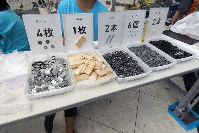 Nerdy Derbyの基本パーツ。これらのパーツで車体を組み立てる