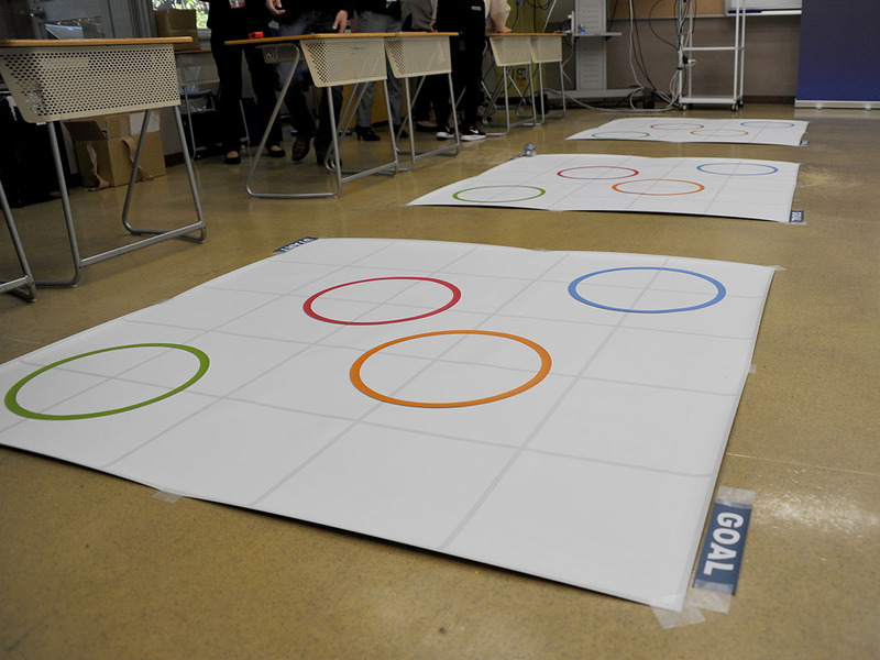 会場に用意されたSPRK+を動かすコース