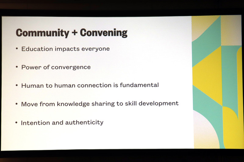 SXSW EDUの取り組み趣旨は「Community＋Convening」（地域＋招集して開催する）こと