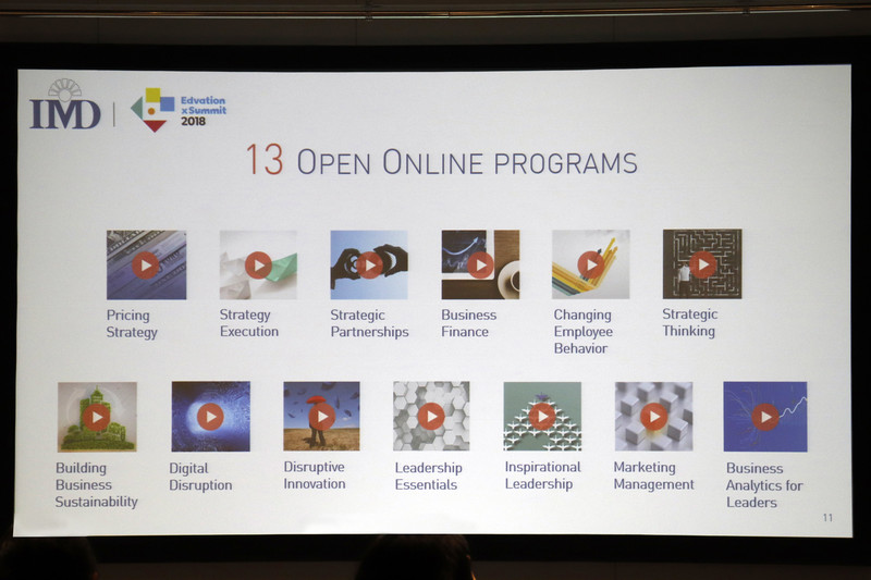 IMDの提供するオンラインプログラムは目的別に13種類用意され、それぞれに2～3分の短い動画が多数登録されている