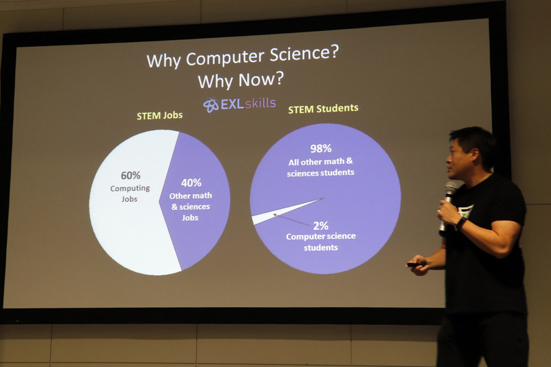 情報科学系の仕事のニーズに対して、それを学ぶ学生が圧倒的に少なすぎると指摘