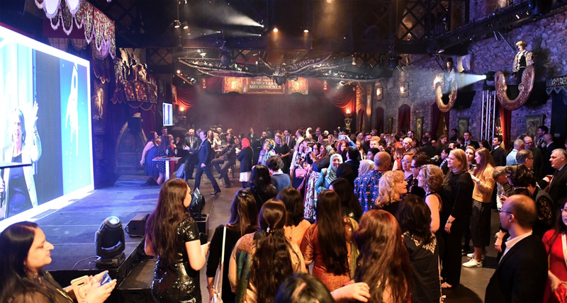 Award Celebration and GALAの表彰式会場の様子