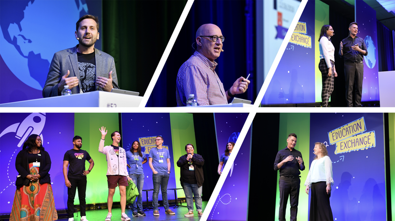 「Microsoft Education Exchange」、Keynoteの様子