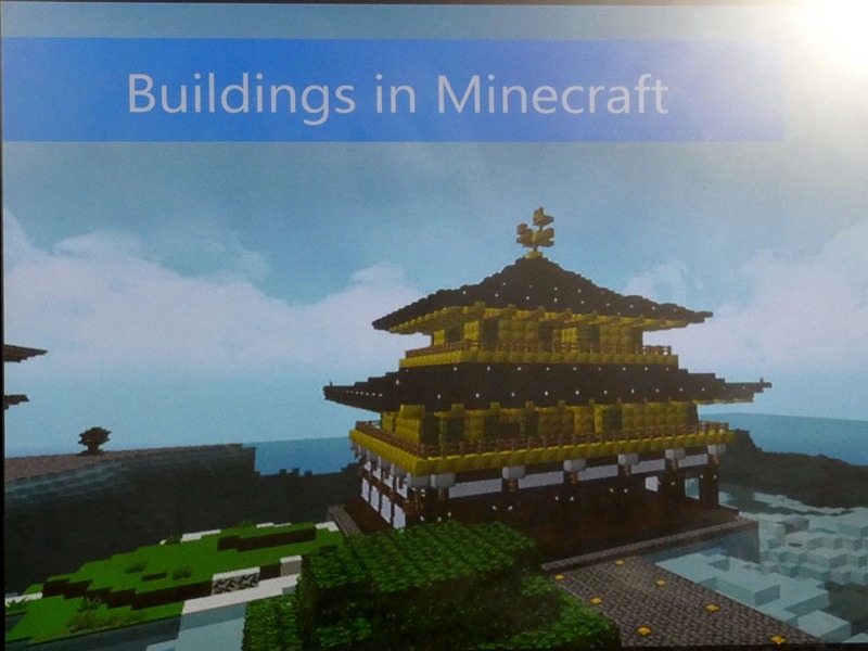 京都を紹介するために、マインクラフトの世界の中に京都を作った