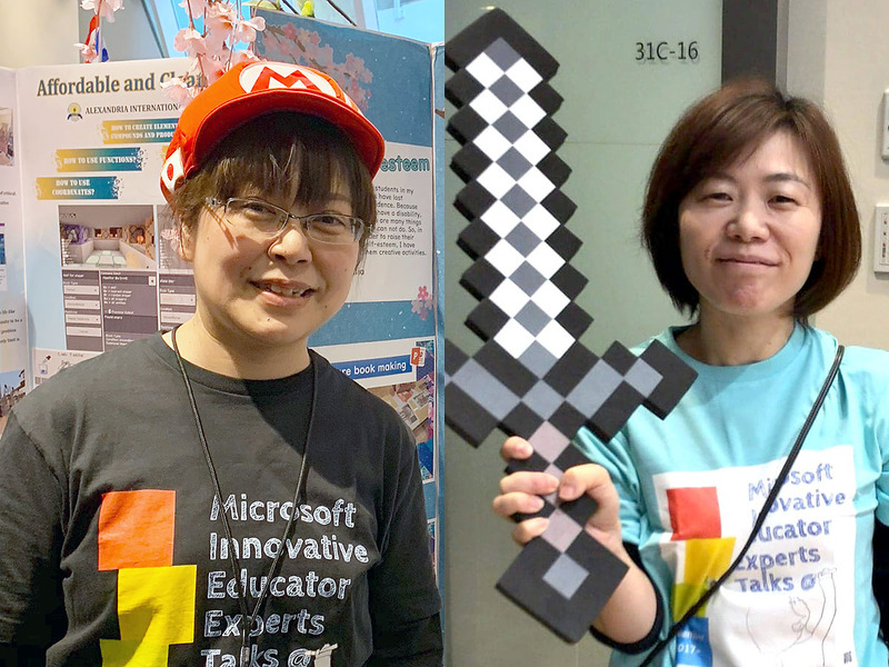 写真左から、今回話を伺ったつくば市立学園の森義務教育学校 山口禎恵教諭、東京都大田区立大森東小学校 鍔田マリ教諭