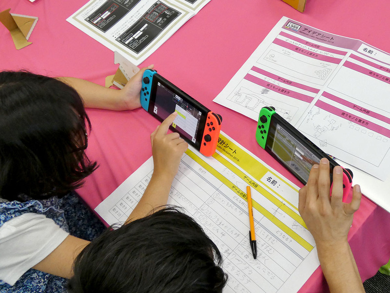 各自のアイディアを生かしてVRゲーム制作を進める