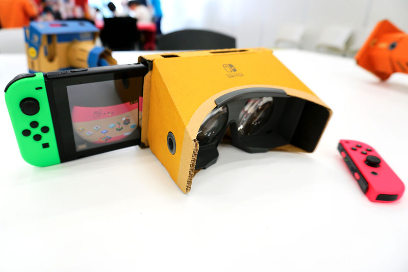 VRゴーグルにSwitchをセットすると「VRゴーグルToy-Con」になる