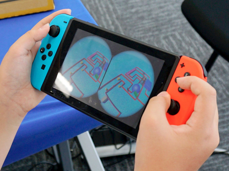 VRで確認したいときはVRモードに切り替えて……