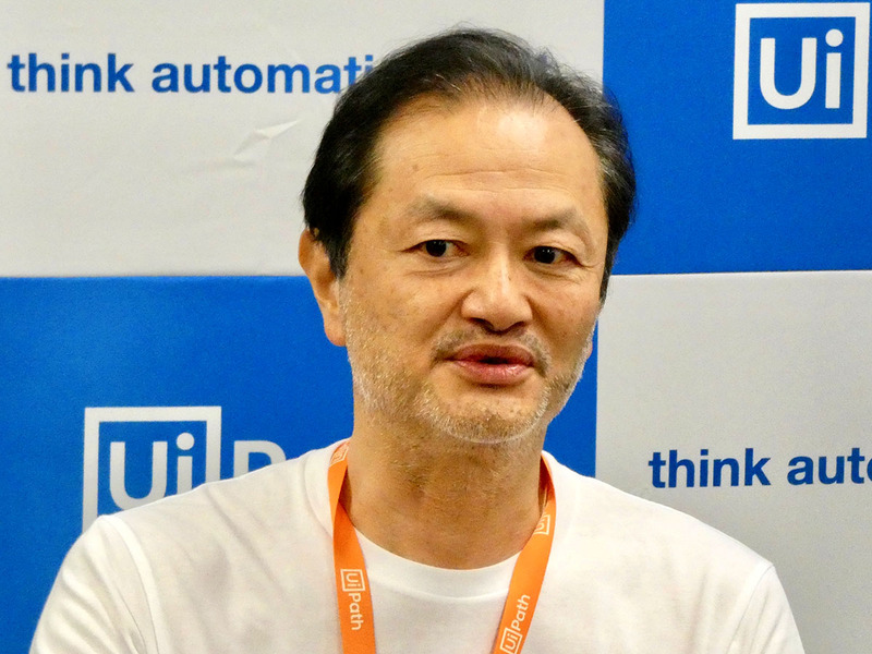 UiPath代表取締役CEO 長谷川康一氏は、デジタルネイティブ世代への期待と惜しみない支援の気持ちを伝えた