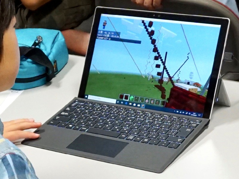 マインクラフトで階段や螺旋階段を作るプログラムに挑戦