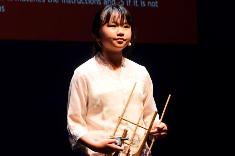インドネシアの伝統楽器Angklungをモチーフにしたアプリを開発したAngel Anleeさん