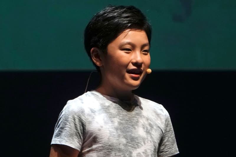 森谷頼安さん（小5）