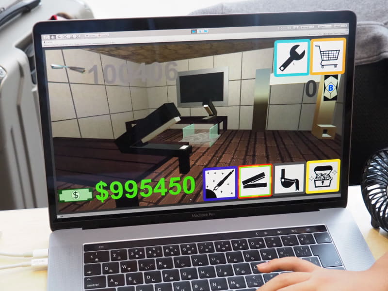 ノンビリ進められるゲームを目指して開発したホッチキス芯を貯めるゲーム