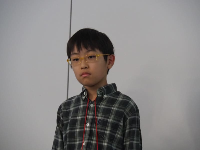 「Famik」の作者、澁谷知希さん（小6）