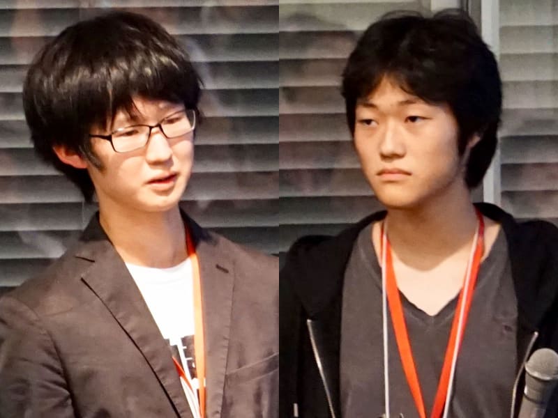 國武さんと森さんの2人はVRChat内に未踏ジュニア最終成果報告会のワールドを作り、その中でも他のクリエーターのプロジェクトを紹介した